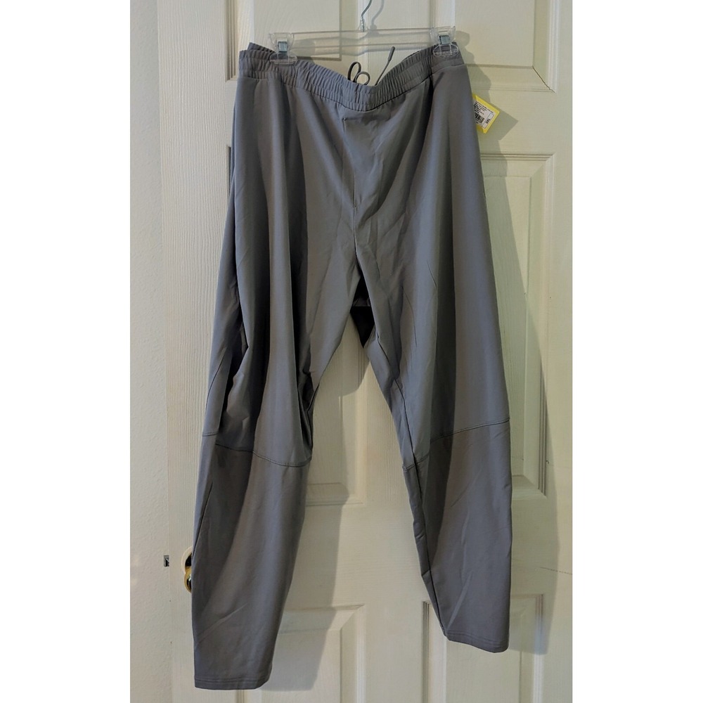 All In Motion Women's Gray Elastic Waist Drawstring Jogger‎ Pants Size 3XL NWT